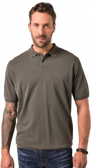 JP1880 Polo Shirt Pique Vintage Mocha - Polo krekli - Polo krekli - 2XL-8XL