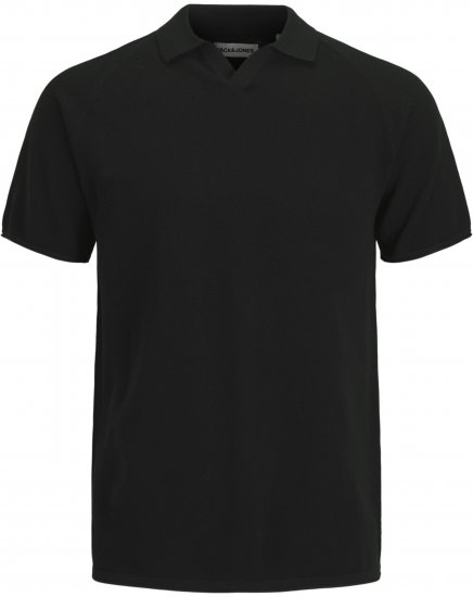 Jack & Jones Hill Polo Krekls Ar Īsām Piedurknēm Melns - Polo krekli - Polo krekli - 2XL-8XL