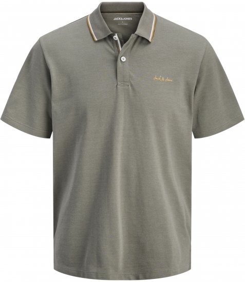Jack & Jones Blaze Short Sleeve Polo Grey - Polo krekli - Polo krekli - 2XL-8XL