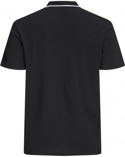 Jack & Jones Blaze Short Sleeve Polo Black - Polo krekli - Polo krekli - 2XL-8XL