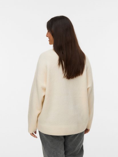 Vero Moda Boom Long Sleeve Pullover Birch - Adīti džemperi - 