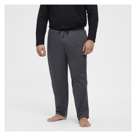 North Latitude Pyjama Pants Dark Grey Charcole - Pidžamas/Loungewear - Vīriešu pidžamas lieli izmēri