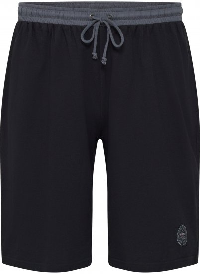 North Latitude Pyjama Shorts Black - Pidžamas/Loungewear - Vīriešu pidžamas lieli izmēri