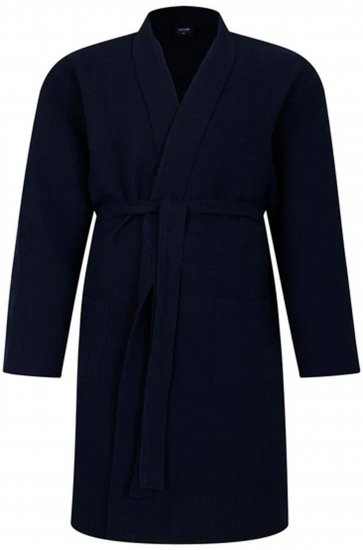 Espionage PJ158 Kimono Style Gown Navy - Peldmētelis/dvieļi - Vīriešu peldmēteļi lieli izmēri