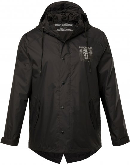 JP1880 Iron Maiden Rain Jacket Black - Sporta apģērbs & outdoor - Liela izmēra sporta apģērbi vīriešiem