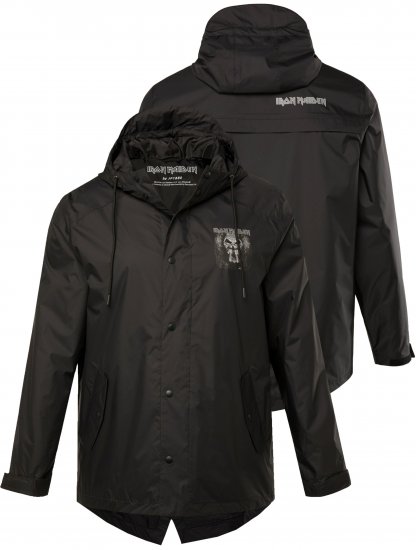 JP1880 Iron Maiden Rain Jacket Black - Sporta apģērbs & outdoor - Liela izmēra sporta apģērbi vīriešiem