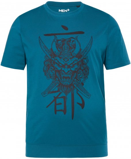 Men Plus T-Shirt Short Sleeve Lagoon Green - T-krekli - T-krekli - 2XL-14XL