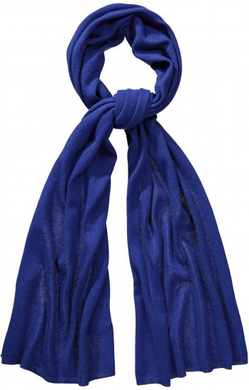 Ulla Popken Virgin Wool Cashmere Mix Scarf Deep Aqua - Aksesuāri - 