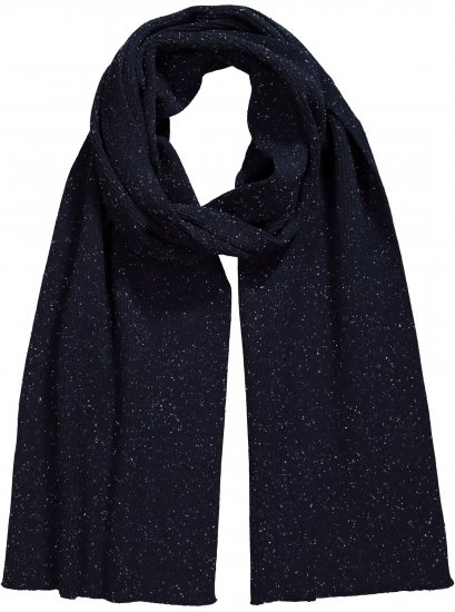 Ulla Popken Textured Speckled Scarf Navy - Aksesuāri - 