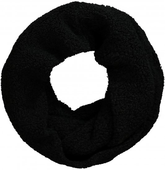Ulla Popken Teddy Fleece Infinity Scarf Black - Aksesuāri - 