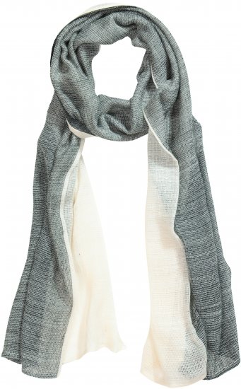 Ulla Popken Two Tone Scarf Grey - Aksesuāri - 