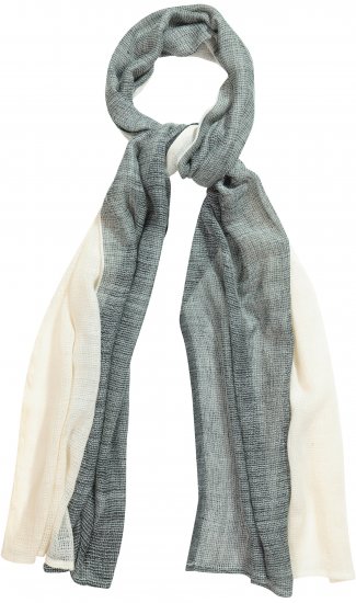 Ulla Popken Two Tone Scarf Grey - Aksesuāri - 