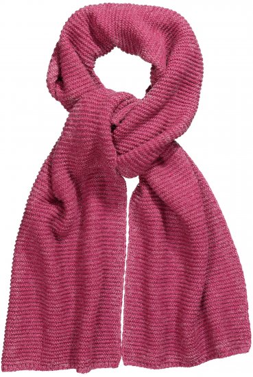 Ulla Popken Garter Stitch Knit Scarf Pink - Aksesuāri - 