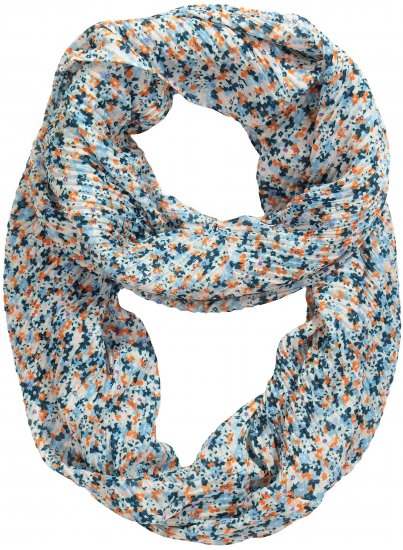 Ulla Popken Ditsy Floral Infinity Scarf Off-White - Aksesuāri - 