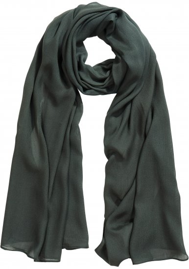 Ulla Popken Lightweight Scarf Olive Grey - Aksesuāri - 