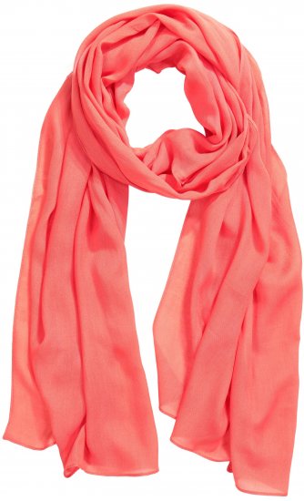 Ulla Popken Lightweight Scarf Coral Pink - Aksesuāri - 