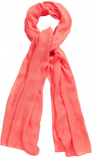 Ulla Popken Lightweight Scarf Coral Pink - Aksesuāri - 
