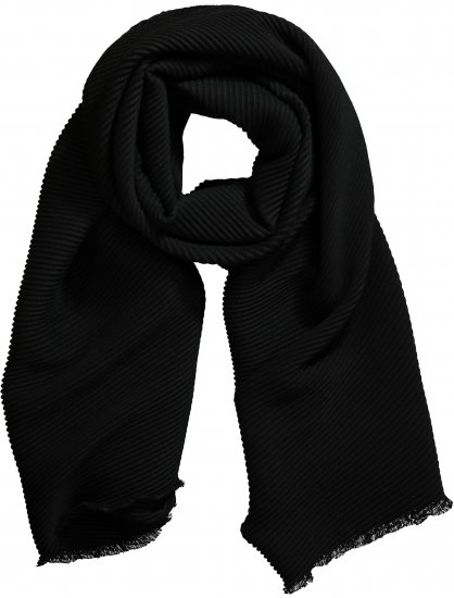 Ulla Popken Pleated Lightweight Scarf Navy - Aksesuāri - 