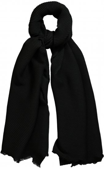 Ulla Popken Pleated Lightweight Scarf Navy - Aksesuāri - 
