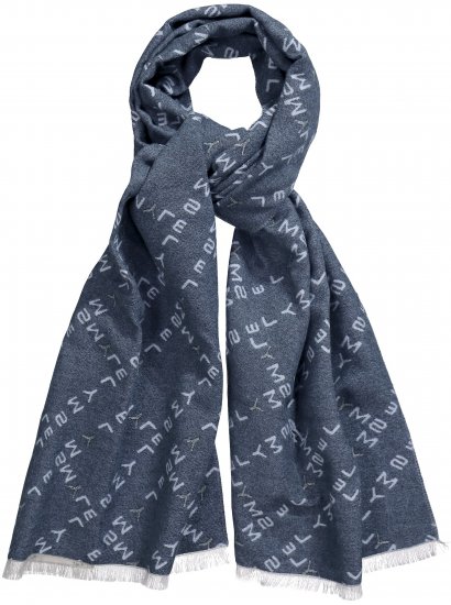 Ulla Popken Smyle Reversible Scarf Navy - Aksesuāri - 