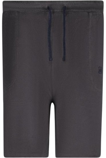 Adamo Terry Shorts Dark Grey - Liela izmēra apģērbi - Lieli apģērbu izmēri vīriešiem