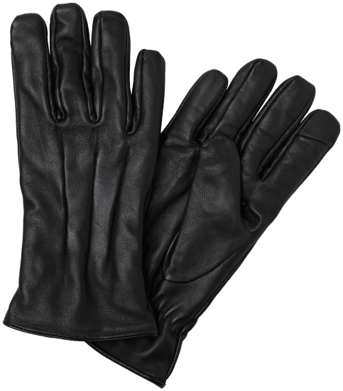 Jack & Jones Montana Leather Gloves Black - Aksesuāri - 