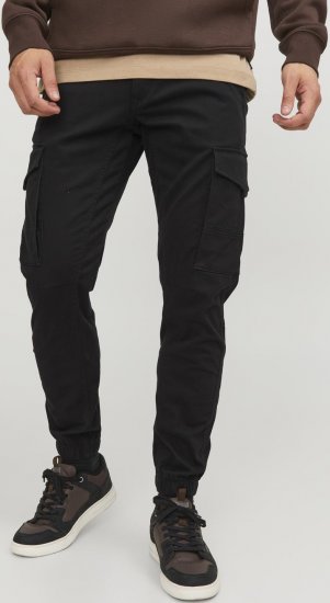 Jack & Jones Paul Flake Cargo Pants Black - Džinsi un bikses - Džinsi un Bikses - W40-W70