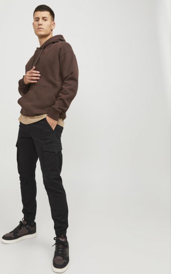 Jack & Jones Paul Flake Cargo Pants Black - Džinsi un bikses - Džinsi un Bikses - W40-W70