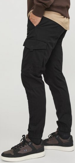 Jack & Jones Paul Flake Cargo Pants Black - Džinsi un bikses - Džinsi un Bikses - W40-W70