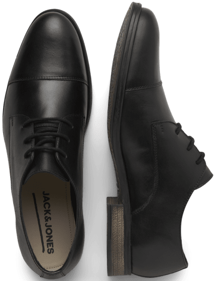 Jack & Jones Raymond Leather Shoes Anthracite - Vīriešu apavi 40-52 - 