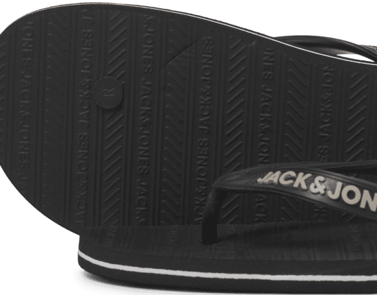 Jack & Jones Basic Flip Flop Slippers Anthracite - Vīriešu apavi 40-52 - 