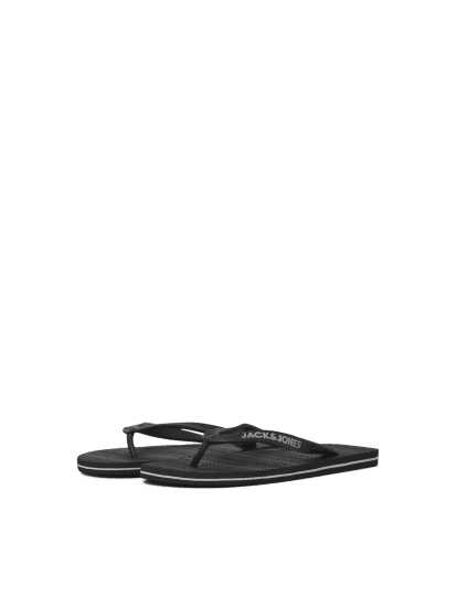 Jack & Jones Basic Flip Flop Slippers Anthracite - Vīriešu apavi 40-52 - 