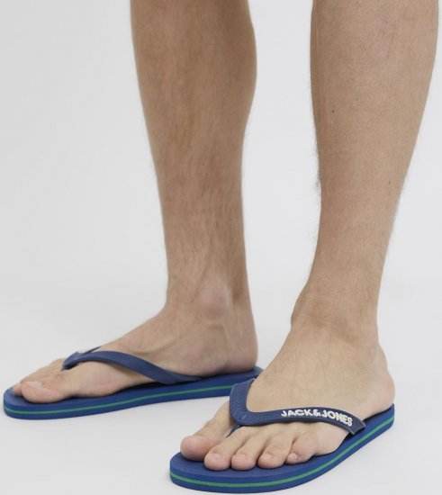Jack & Jones Basic Flip Flop Slippers Blue Quartz - Vīriešu apavi 40-52 - 