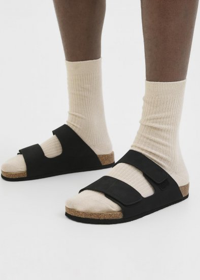 Jack & Jones Central Strap Sandals Anthracite - Vīriešu apavi 40-52 - 