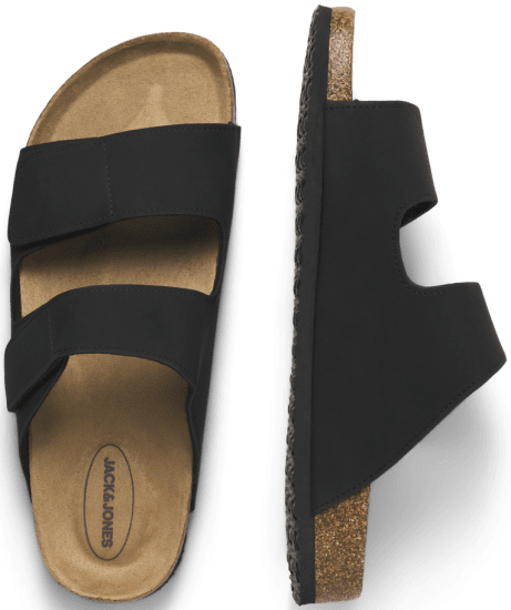 Jack & Jones Central Strap Sandals Anthracite - Vīriešu apavi 40-52 - 