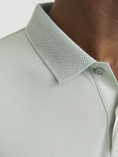 Jack & Jones Rodney Short Sleeve Polo Aqua Gray - Polo krekli - Polo krekli - 2XL-8XL