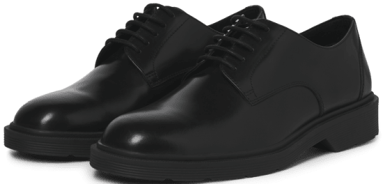 Jack & Jones Dax Leather Lace Shoes Anthracite - Vīriešu apavi 40-52 - 