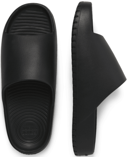 Jack & Jones Ripple Moulded Slider Slippers Anthracite - Vīriešu apavi 40-52 - 