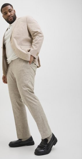 Jack & Jones Riviera Dress pants Beige - Džinsi un bikses - Džinsi un Bikses - W40-W70