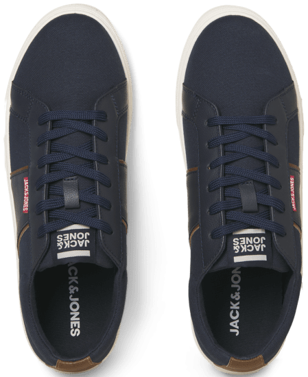 Jack & Jones Watmos Canvas Sneakers Navy Blazer - Vīriešu apavi 40-52 - 