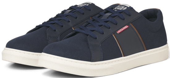 Jack & Jones Watmos Canvas Sneakers Navy Blazer - Vīriešu apavi 40-52 - 