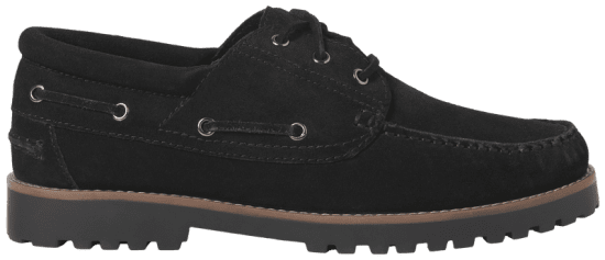 Jack & Jones Brooklyn Suede Boat Shoes Black - Vīriešu apavi 40-52 - 