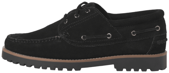 Jack & Jones Brooklyn Suede Boat Shoes Black - Vīriešu apavi 40-52 - 