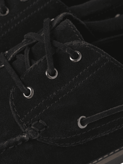 Jack & Jones Brooklyn Suede Boat Shoes Black - Vīriešu apavi 40-52 - 