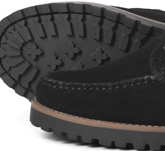 Jack & Jones Brooklyn Suede Boat Shoes Black - Vīriešu apavi 40-52 - 
