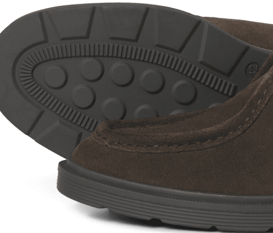 Jack & Jones Austin Suede Moc Brown Stone - Vīriešu apavi 40-52 - 