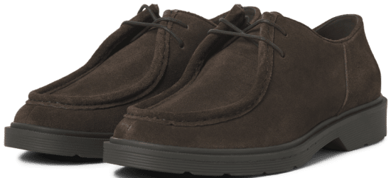 Jack & Jones Austin Suede Moc Brown Stone - Vīriešu apavi 40-52 - 