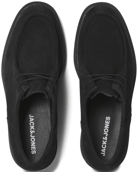 Jack & Jones Austin Suede Moc Black - Vīriešu apavi 40-52 - 