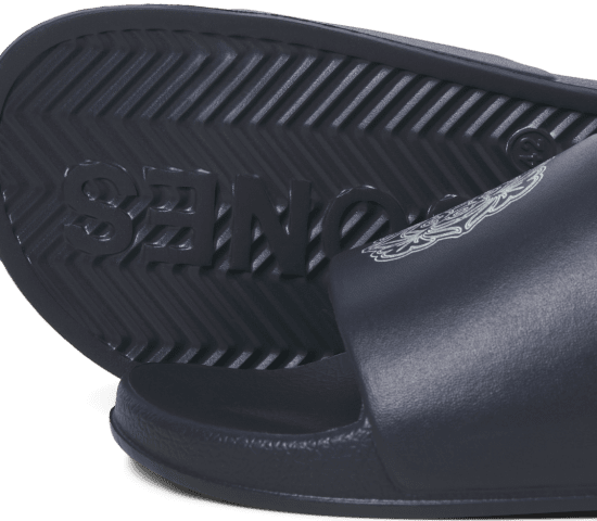 Jack & Jones Flower Sliders Black - Vīriešu apavi 40-52 - 