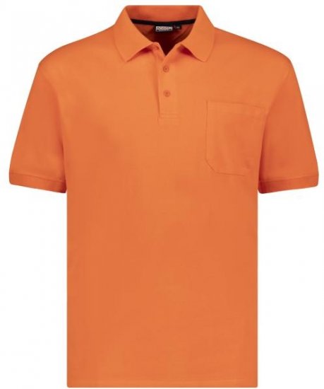 Adamo 139311 Poloshirt RF Dark Orange - Polo krekli - Polo krekli - 2XL-8XL